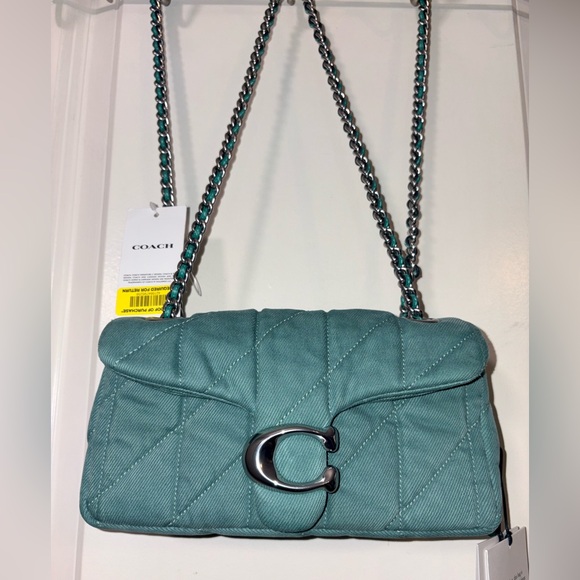 💎 Coach Quilted Denim Tabby 20 - Stunning "Ivy" Wash NWT - Picture 16 of 16